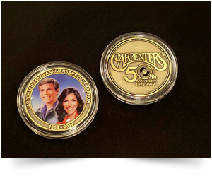CARPENTERS 50TH CELEBRATION COIN